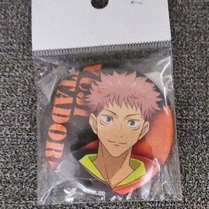 Jujutsu Kaisen Yuji Can Badge Japanese Anime